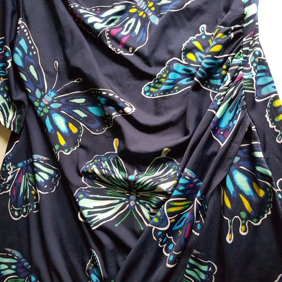 Size Large One Shoulder Butterfly Top - Picture 5 of 5